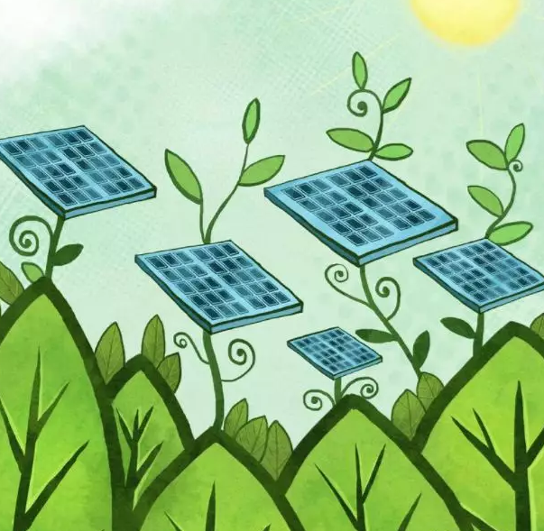 村里安裝了光伏發(fā)電設備親戚來圍觀看(圖1) 光伏發(fā)電設備價格及壽命